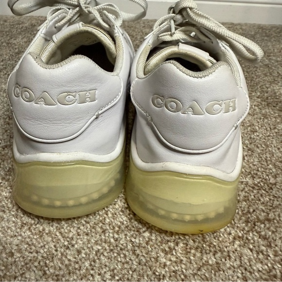 Coach Men's White Sneakers - Picture 7 of 14
